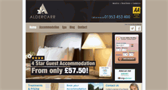 Desktop Screenshot of aldercarrhall.co.uk